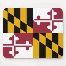 Maryland-Flagge Mauspad