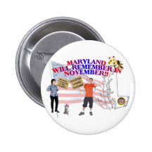 Maryland - Rückholkongreß zu den Leuten! Anstecknadelbutton