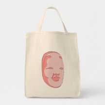 Maske mask leinentaschen