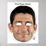 Maske Pauls Ryan Halloween Plakatdruck
