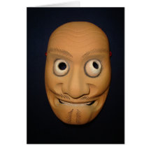 Masken-Gruß-Karte Misawa Noh