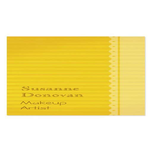 Maskenbildner-Visitenkarte