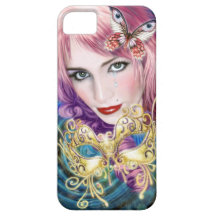 MASKERADE-MÄDCHEN ETUI FÜRS iPhone 5