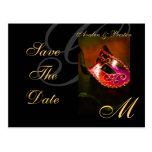 Maskerade-Masken-Save the Date Postkarte Venedigs 