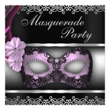 Maskerade-Party laden ein Einladungen