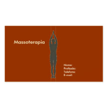 Massage Visitenkartenvorlage