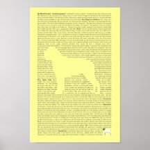 Mastiff HUNDEZUCHTVERBAND Zucht-Standard-Plakat