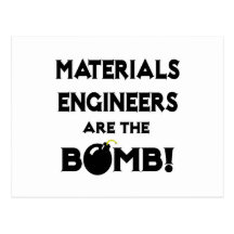 Material-Ingenieure sind die Bombe! Postkarten