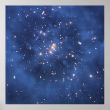 Materie-Ring in einer Galaxie-Gruppe Poster