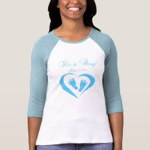 Maternity~It ist ein Jungen-Baby-Füße Tshirts