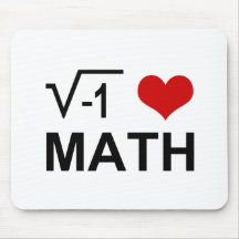 Mathe I <3 Mousepad