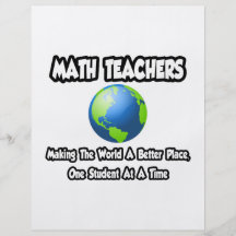 Mathe-Lehrer…, die die Welt einen besseren Platz m Flyer
