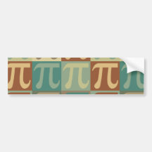 Mathe-Pop-Kunst Autosticker