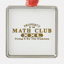 Mathe-Verein Weinachtsornamente