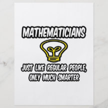 Mathematiker-… regelmäßige Leute, nur intelligente Flyer