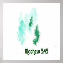 Mathew 5:45 plakatdruck
