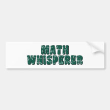 MatheWhisperer Autoaufkleber