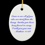 Matthew-11:28 Verzierung ornaments