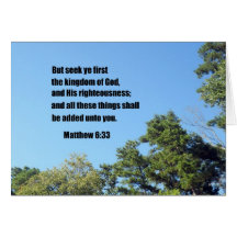 Matthew-6:33 Karten