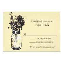 Maurer-Glas u. Wildblumen UAWG Karte Individuelle Einladung