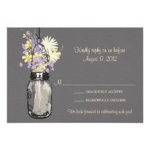 Maurer-Glas u. Wildblumen UAWG Karte Personalisierte Ankündigung