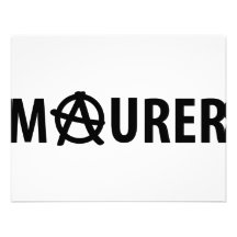 Maurer-Ikone Personalisierte Ankündigungskarte