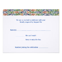 Max Torah RSVP3 Personalized Announcements