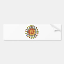 Mayakalender-Entwurf Auto Sticker