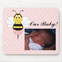 MayBee Hummel-Bienen-Baby-Bild Mousepad