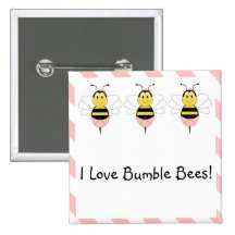 MayBee Hummel-Bienen-kundengerechter Knopf Anstecknadel