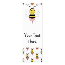 MayBee Hummel-Bienen-Lesezeichen Visitenkarten Vorlage