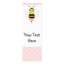 MayBee Hummel-Bienen-Lesezeichen Visitenkarten Vorlage