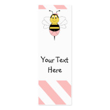 MayBee Hummel-Bienen-Lesezeichen Visitenkarten Vorlage