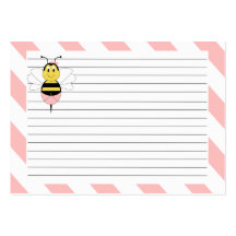 MayBee Hummel-Bienen-Rezept-Karte Visitenkarten Vorlagen