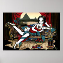 "Mayet" ägyptisches Göttin Maat Engels-Kunst-Plaka