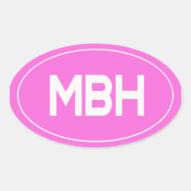MBH OVALE AUFKLEBER