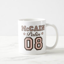 McCain Palin 08 Becher Kaffee Haferl