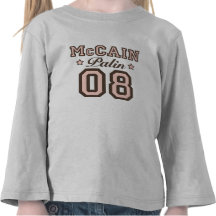 McCain Palin 08 Kleinkind-langes Hülsen-T-Shirt