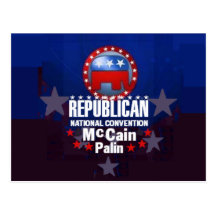 McCain Palin RNC Postkarte