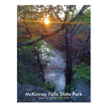 McKinney fällt Staats-Park Postkarte