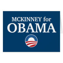 MCKINNEY für Obama-Gewohnheit Ihre Stadt personali Karte