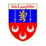McLaughlin Wappen/Familienwappen Postkarten