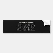 MCPHS Klasse von 2012 Auto Sticker