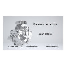 Mechanikerauto-Reparatur-Visitenkarte