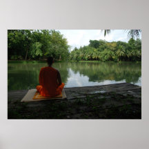 Meditation durch das Seeplakat