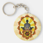 Meditations-Yoga-Om, -orange und -GELB Schlüsselbänder