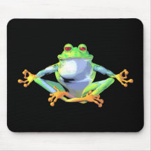 Meditierender Frosch Mousepads