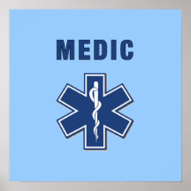 Mediziner-Stern des Lebens Plakate