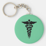 Medizinischer SymbolCaduceus Schlüsselanhänger