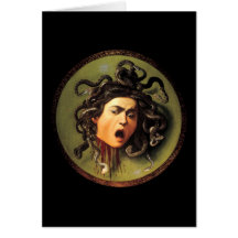 Medusa, Caravaggio Grußkarte